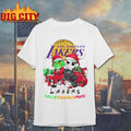 Grinch And Jack Los Angeles Lakers Friends HalloThanksMas Shirt