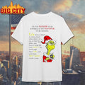 Grinch I’m Too Blessed To Be Stressed To Grateful To Be Hateful Shirt