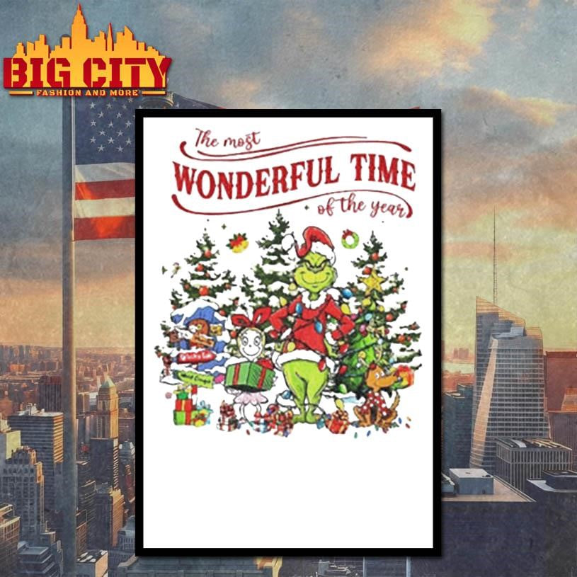 Grinch and Friends the most wonderful time of the year Christmas shirt