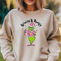 Grinch and bougie Sweatshir, Grinch Sweatshir T-Shirts, Hoodie, Sweatshirt | RetroVerseTees.com