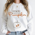 Growing A Little Pumpkin Sweatshirt Fall Maternity Sweater Pregnancy Thanksgiving Shirt Fall Pregnancy Announcement Gift...