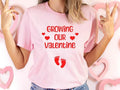 Growing Our Valentine Shirt, Baby Announcement T-Shirt, Valentines Day Gift Tee For Pregnant Wife, New Mom To Be Tee,...