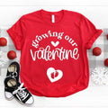 Growing Our Valentine Shirt, Valentines Day Pregnancy Announcement T-Shirt, Cute Baby Reveal Shirt, Expecting Mama Short...