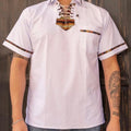 Guayaveras  shirt Casual White Cotton Hoodie, Sweatshirt | RetroVerseTees.com