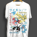 Guilmon Omnimon Anime Gift White Shirt All Size Veemon Digimon Adventure T-shirt Hoodie, Sweatshirt | RetroVerseTees.com