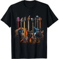 Guitars guitarists gift T-Shirt Made in USA Hoodie, Sweatshirt | RetroVerseTees.com