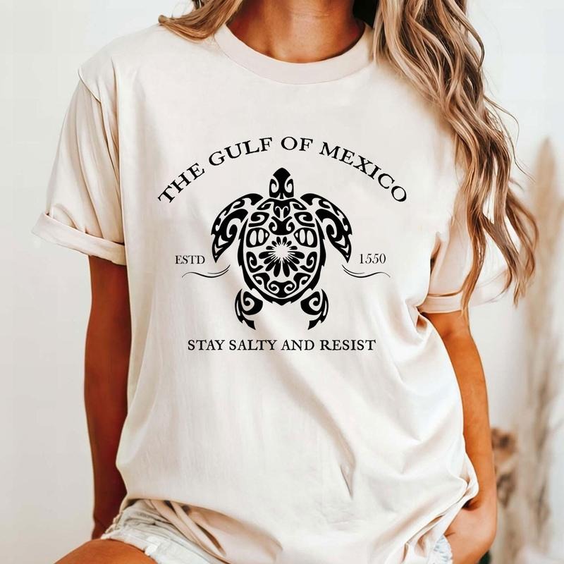 Gulf FOG Mexico T-Shirt Gulf Coast Tee Stay Salty & Resist Shirt Texas, Alabama, Florida Beach Shirt Hoodie, Sweatshirt