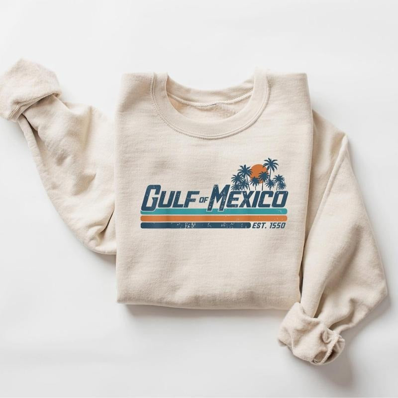 Gulf FOG Mexico sweatshirt Texas Alabama Mississippi Florida Beach Crewneck T-Shirts, Hoodie | RetroVerseTees.com