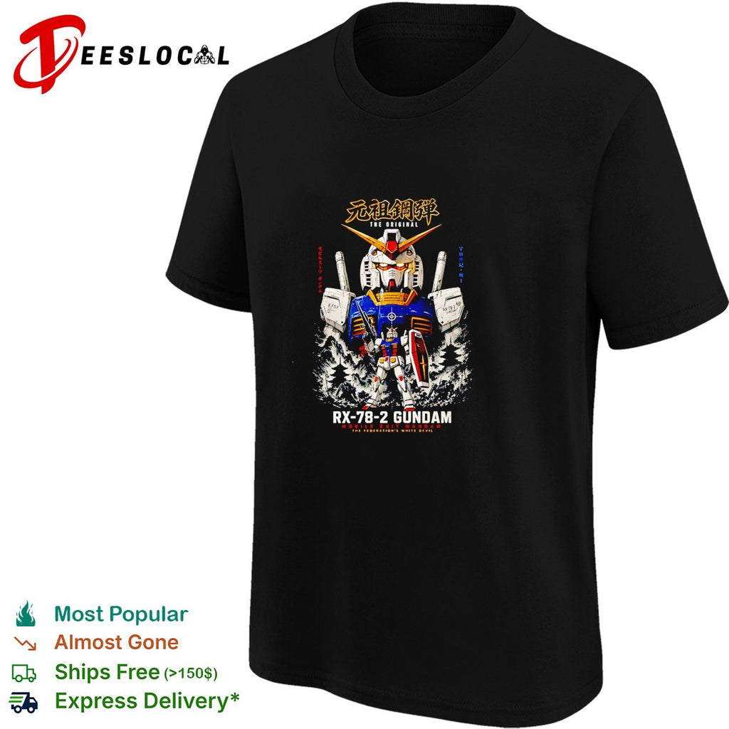 Gundam RX 78 2 the original federation’s white devil Japanese shirt
