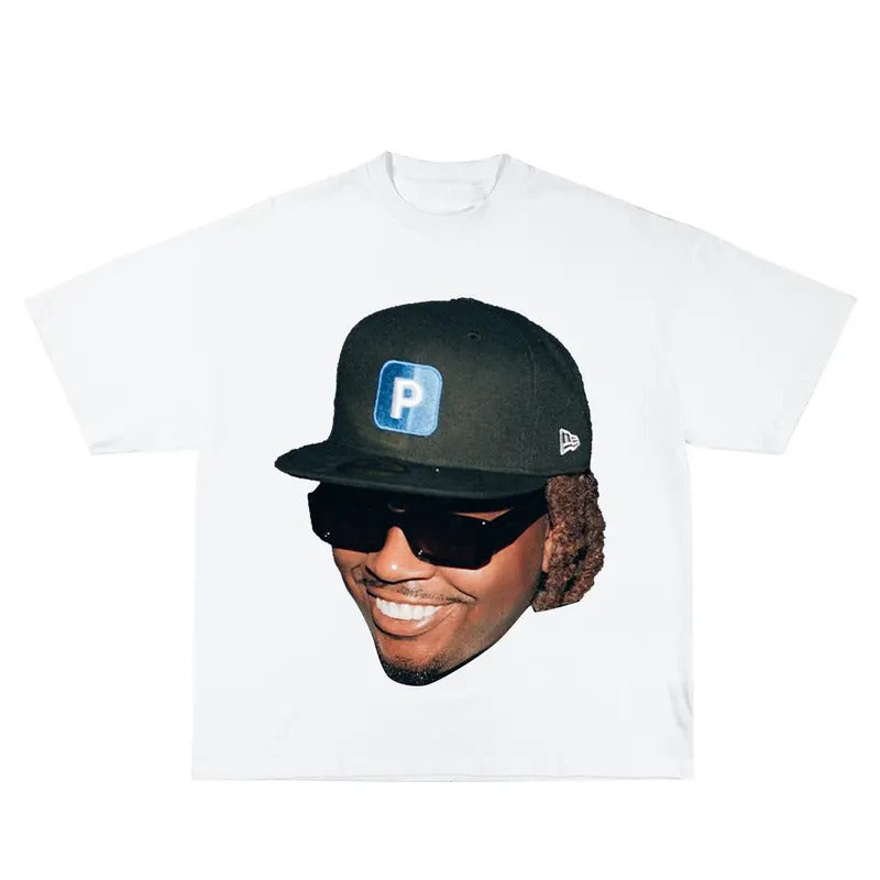 Gunna Inspired Vintage Graphic T-shirt Heavy Cotton Tee Basketball 90 s Styled Shirt Hiphop Vibes Y2K Aesthetic Throwback...