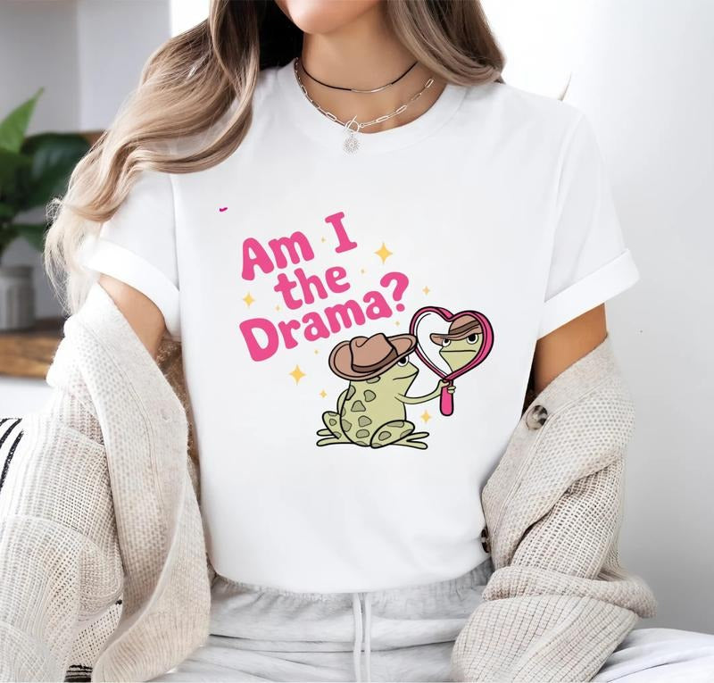 Gunpla brand Swoosh TNF Drama T-shirt Cute Cowboy Frog Tee Mental Health funny graphic tees Hoodie, Sweatshirt