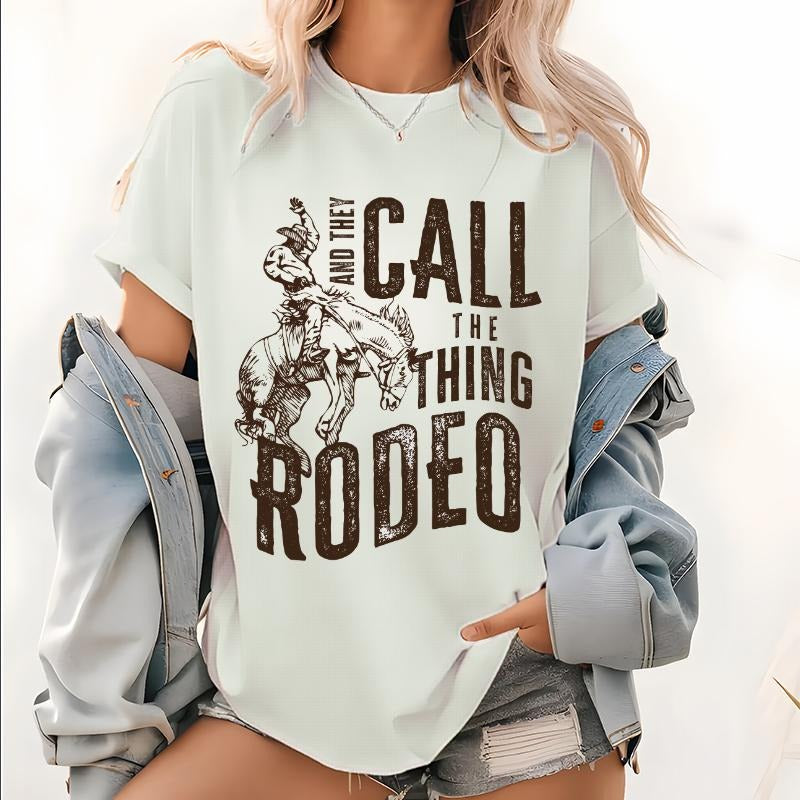 Gunpla brand TNF Call TNF Thing Rodeo Western Lightsaber brand Shirt, Cowboy & Cowgirl Short Sleeve Tops, Vintage Trendy...