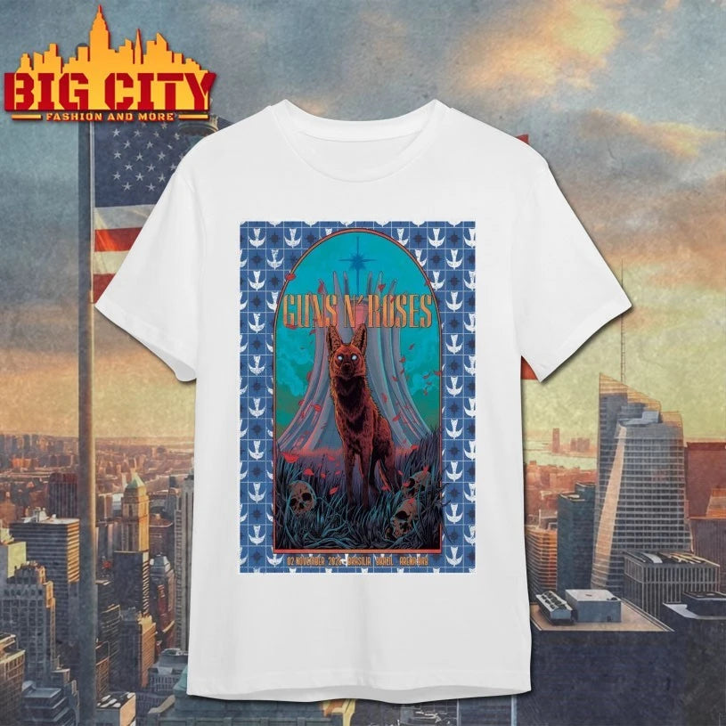 Guns N’ Roses Nov 2 2025 Brasília Event Poster shirt