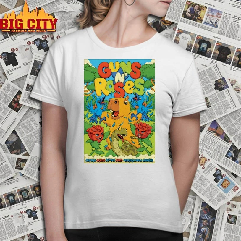 Guns N’ Roses Oct 28 2025 In Curitiba Brazil Poster shirt