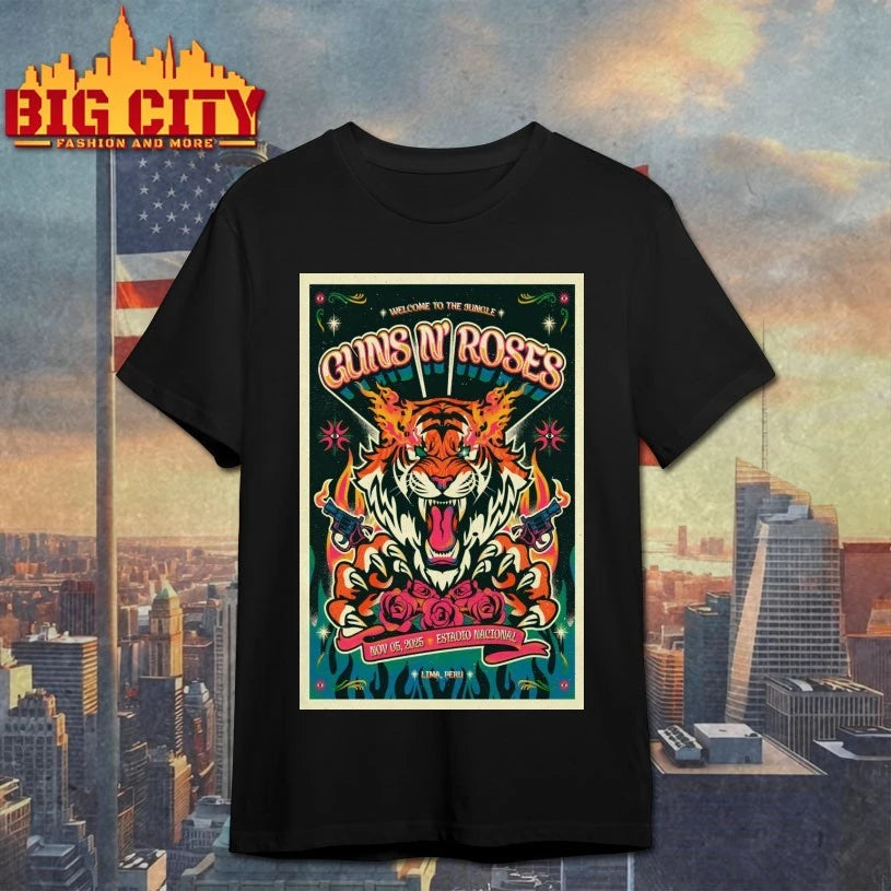 Guns N’ Roses Tour 05 2025 Nov Estadio Nacional Lima Poster shirt