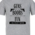 Guns are like boobs. Even the small ones are fun to play with.  T-Shirt  Menswear Casual men funny t shirt Hoodie, Sweatshirt