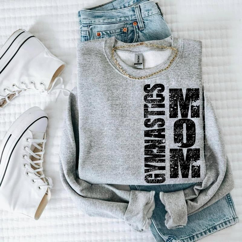 Gymnastics Mom DTF Transfers - THIS IS NOT A SHIRT Hoodie, Sweatshirt | RetroVerseTees.com