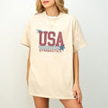 Gymnastics Shirt, Summer Games Shirt, USA Shirt, Gift For Gymnast, Gymnastics T-Shirt, Red White And Blue Gymnastics...