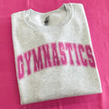 Gymnastics Varsity Letter Gildan Sweatshirt T-Shirts, Hoodie | RetroVerseTees.com
