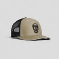 Gymreapers Embroidered Trucker Hat with Custom Fit and Breathable Mesh - Tan T-Shirts, Hoodie, Sweatshirt
