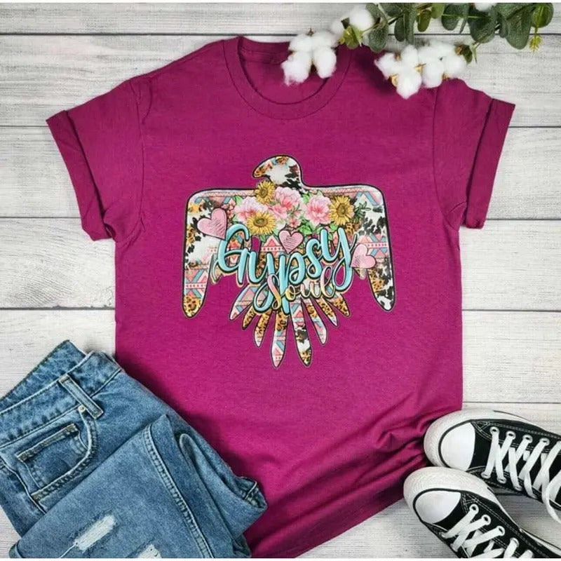 Gypsy Soul Graphic Tee Hoodie, Sweatshirt | RetroVerseTees.com