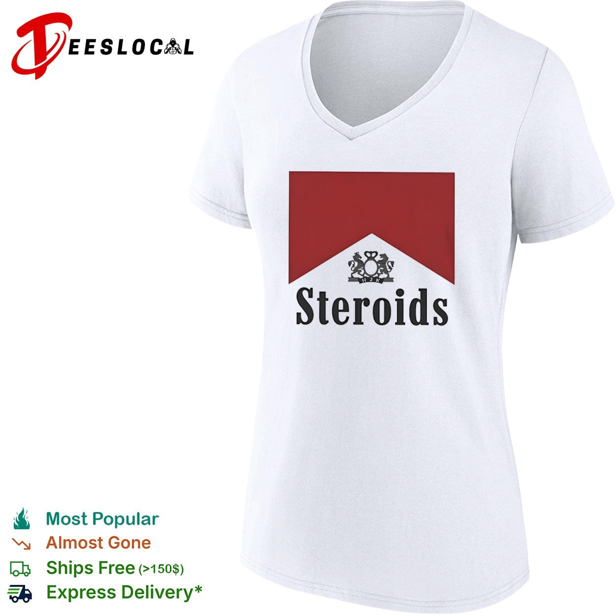 H2K Steroids Parody Logo gym fitness shirt