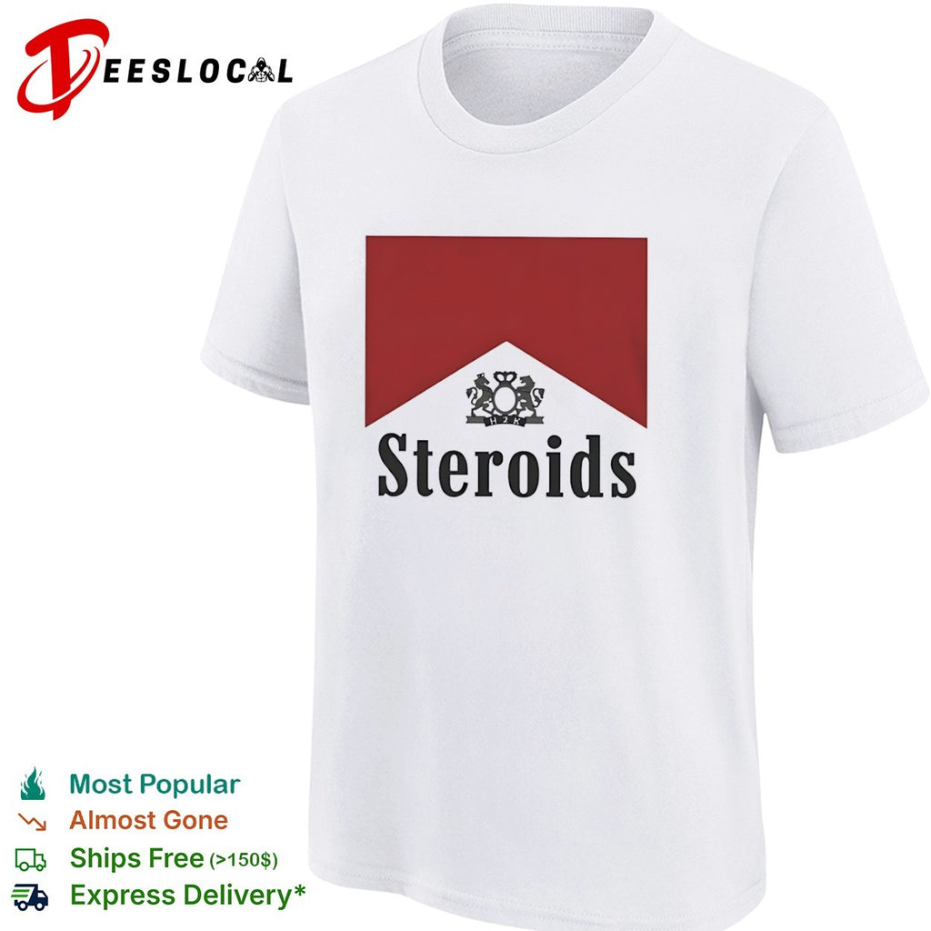 H2K Steroids Parody Logo gym fitness shirt
