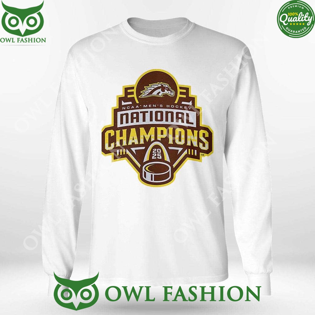 NCAA Men’s Hockey National Champions Western Michigan Broncos 2025 t Shirt