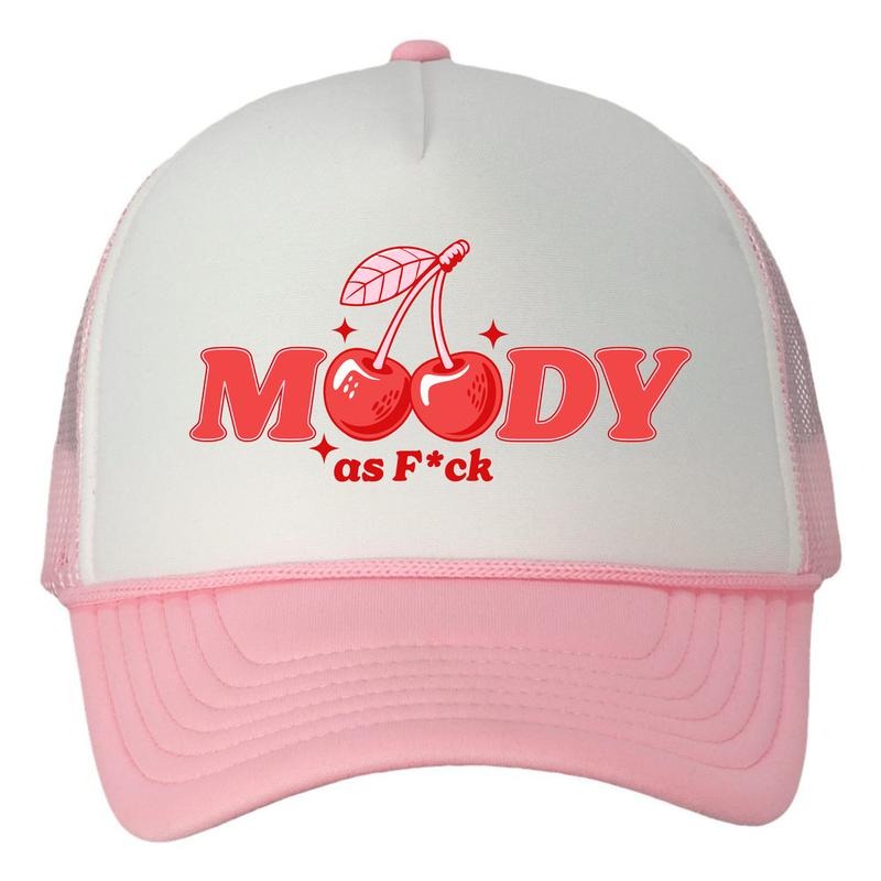 HAT - Moody Cherries Foam Mesh Trucker Hat 'NLB' T-Shirts, Hoodie, Sweatshirt | RetroVerseTees.com