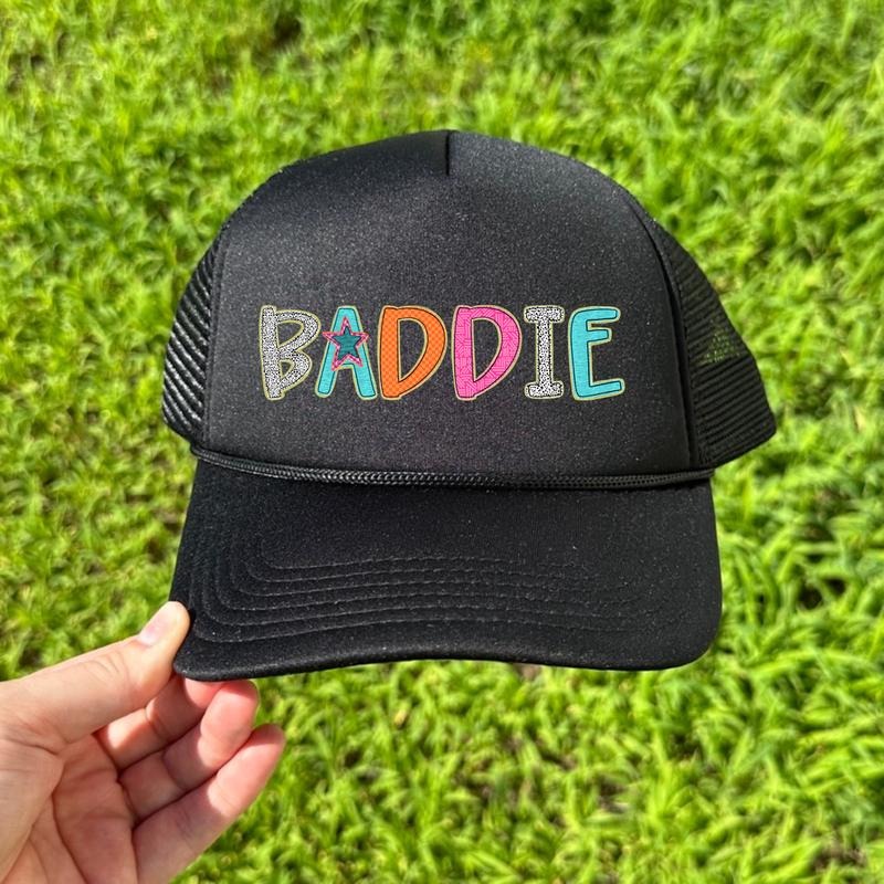 HAT - Rockstar Baddie Foam Mesh Trucker Hat 'NLB' T-Shirts, Hoodie, Sweatshirt | RetroVerseTees.com