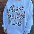 HOT MOMS CLUB Trendy Sweatshirt Oversized Fit Loose-Fitting Casual Top - Comfort, Womenswear, Long Sleeve, Tops T-Shirts,...