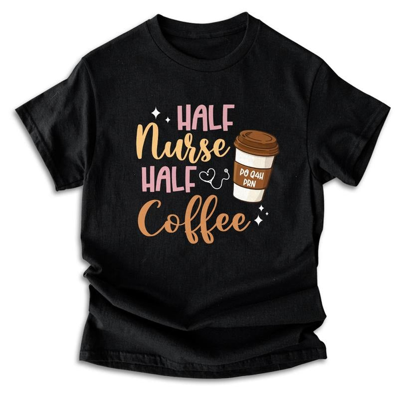 Half Nurse FOG Nurse Gifts Nurse Week Gifts Funny Nurse T-Shirt Hoodie, Sweatshirt | RetroVerseTees.com