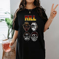Halloween Characters Shirt Michael Myers Jason Voorhees Freddy Krueger Leatherface Shirt Hoodie, Sweatshirt