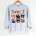 Halloween Coquette Spiders Ghost Pumpkin Sweatshirt - Unisex Crewneck Sweatshirt for Men and Women - Pullover, Womenswear...