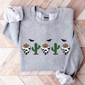 Halloween Cow Sweatshirt, Funny Ghost Halloween Hoodie, Matching Cowboy Sweater, Unisex Western Halloween Gift...