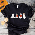 Halloween Dog Shirt, Funny Ghost Dog Halloween T-Shirt, Unisex Dog Lover Gift Tee, Spooky Season Short Sleeve. Hoodie,...