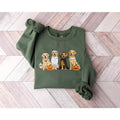 Halloween Dog Sweatshirt, Golden Retriever Ghost Dogs sweatshirt, Halloween Sweater T-Shirts, Hoodie | RetroVerseTees.com