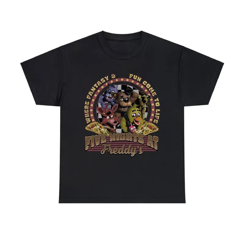 Halloween Five Nights At Freddy's Tee Retro Gaming Costume T-Shirt Hoodie, Sweatshirt | RetroVerseTees.com