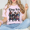 Halloween Horror Characters THUG LIFE Shirt, Halloween ThugLife Shirt, Funny Halloween Shirt Hoodie, Sweatshirt