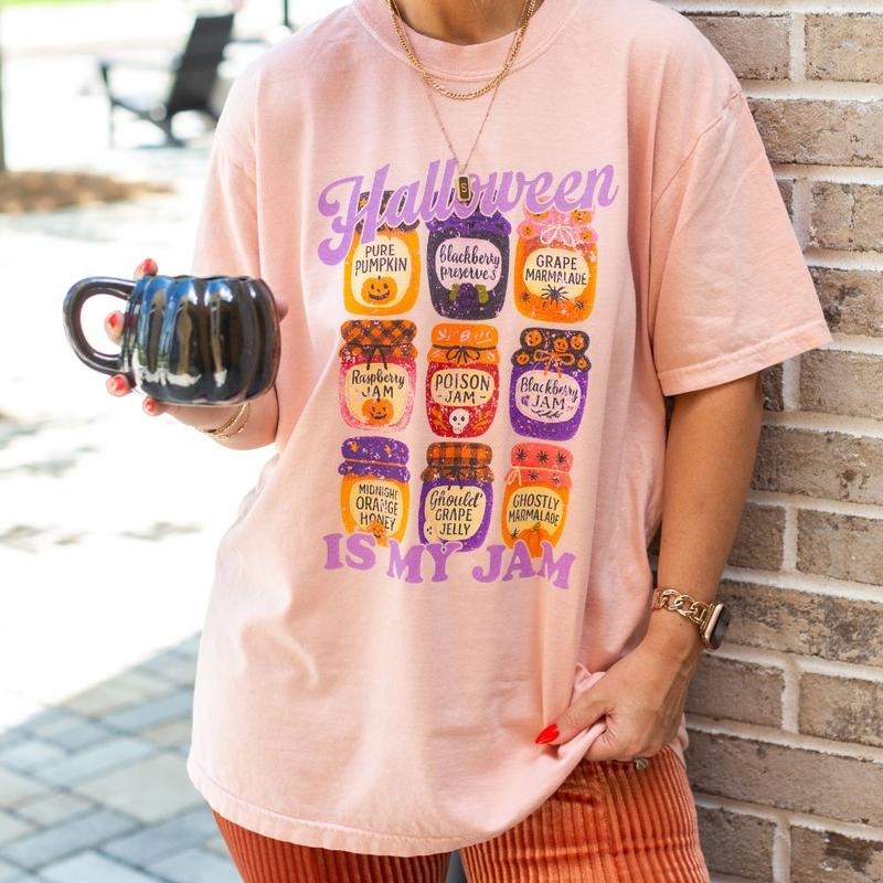 'Halloween Is My JAM' T-Shirt Hoodie, Sweatshirt | RetroVerseTees.com