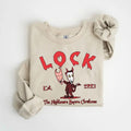 Halloween Lock Nightmare Before Christmas Sweatshirt, Jack Skellington Sweatshirt, Horror Movie Sweatshirt, Spooky Season...