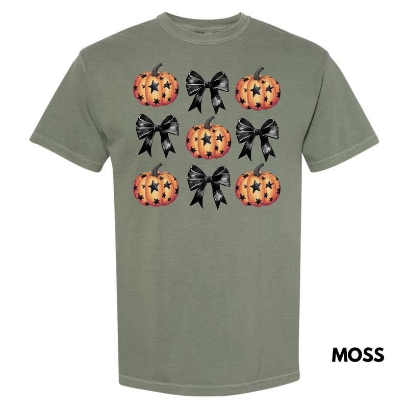 Halloween Pumpkin Coquette Comfort Colors T-Shirt 'NLB' Hoodie, Sweatshirt | RetroVerseTees.com