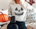 Halloween Pumpkin UNISEX Sweatshirts, Pumpkin Face Sweatshirt, Jack O' Lantern Sweatshirt, Halloween sweatshirt style 02...