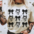 Halloween Skull Shirt, Coquette Bow Halloween T-Shirt, Halloween Shirt Hoodie, Sweatshirt | RetroVerseTees.com