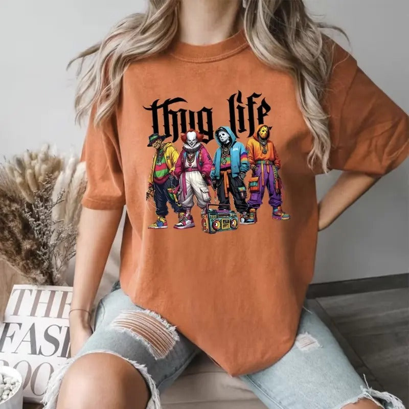 Halloween T-Shirt, Halloween Sweatshirt, Halloween Hoodie, Halloween Gift Shirt Lady | RetroVerseTees.com