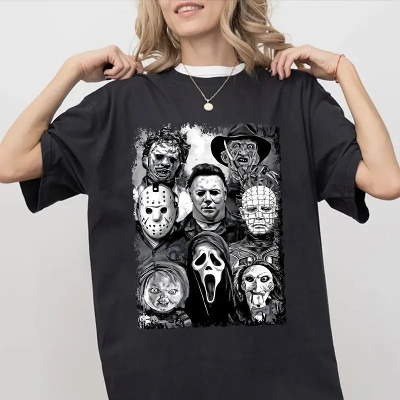 Halloween T-Shirt, Halloween Sweatshirt, Halloween Hoodie, Halloween Gift Womenswearstyle{n002}2 | RetroVerseTees.com
