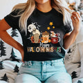 Halloween Thanksgiving Christmas T-Shirt, Funny Halloween Shirt, Halloween Gifts Tee, Women's Christmas Tee, Christmas...