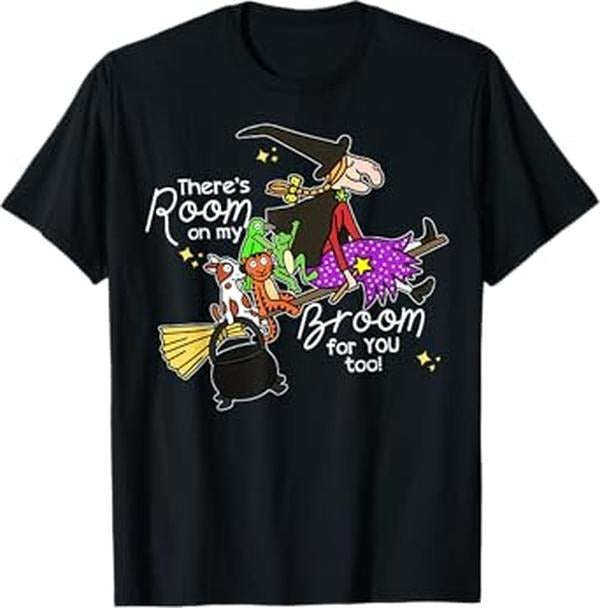 Halloween There's Room On My Broom For You Too Teacher T-Shirt Hoodie, Sweatshirt | RetroVerseTees.com