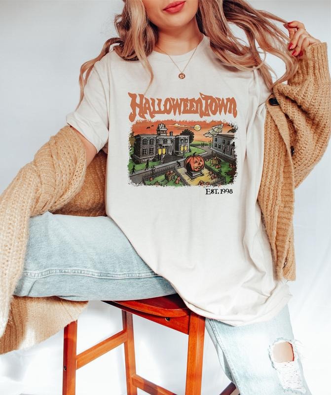 Halloween Town Shirt, Halloween Town Est 1998, Halloween Sweatshirt, Halloween Pumpkin Shirt, Halloween Party Gift Hoodie