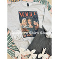 Halloween V0GUE Sweatshirt | Halloween Sweatshirt | Gildan Sweatshirt T-Shirts, Hoodie | RetroVerseTees.com